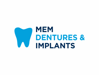Memphis Dentures & Implants logo design by santrie