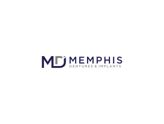 Memphis Dentures & Implants logo design by checx