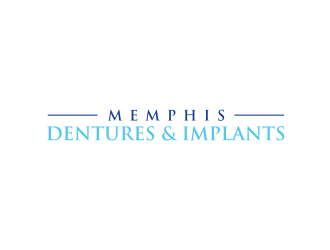 Memphis Dentures & Implants logo design by ammad