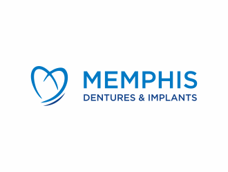 Memphis Dentures & Implants logo design by Mahrein