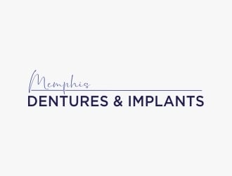 Memphis Dentures & Implants logo design by berkahnenen