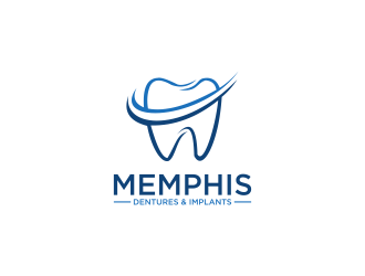 Memphis Dentures & Implants logo design by RIANW