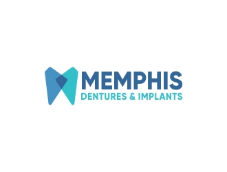 Memphis Dentures & Implants logo design by CreativeKiller