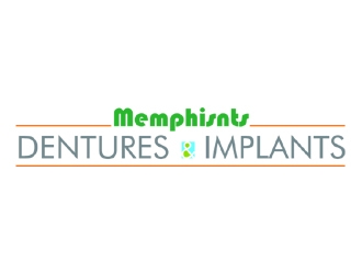 Memphis Dentures & Implants logo design by manu.kollam