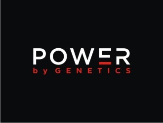 POWER by GENETICS logo design by bricton