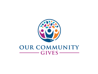 Our Community Gives logo design by bomie