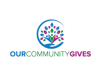 Our Community Gives logo design by mhala