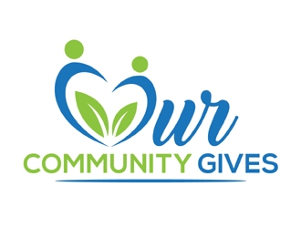 Our Community Gives logo design by MAXR