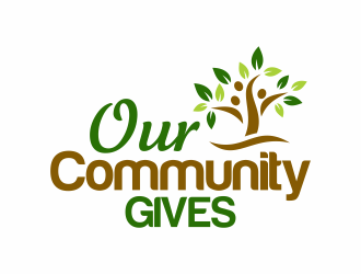 Our Community Gives logo design by ingepro