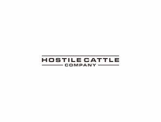 Hostile Cattle Company logo design by checx