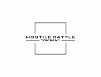 Hostile Cattle Company logo design by checx