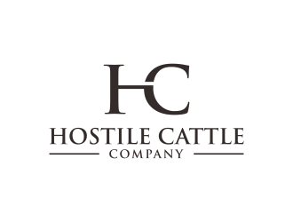 Hostile Cattle Company logo design by dewipadi