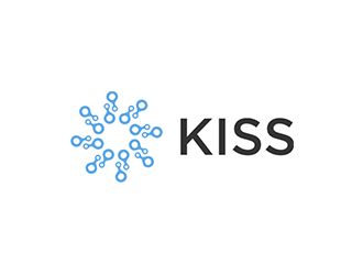 Keep It Simple Solutions. KISS for short logo design by blackcane