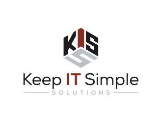 Keep It Simple Solutions. KISS for short logo design by cintoko