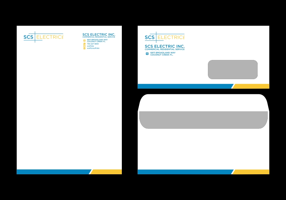 SCS ELECTRIC logo design by aura