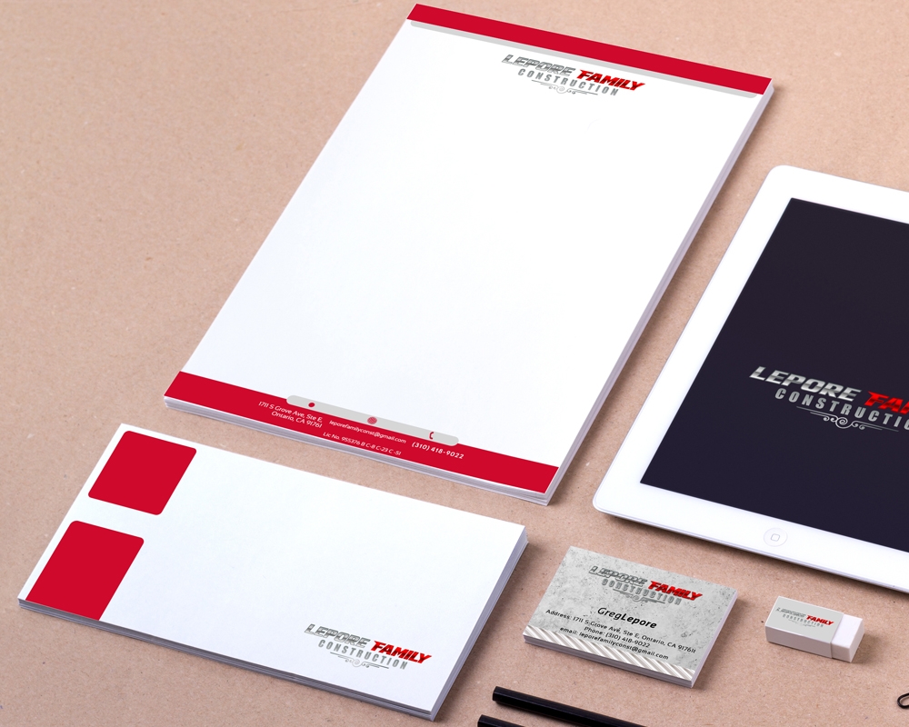 Lepore Family Construction logo design by Bassfade