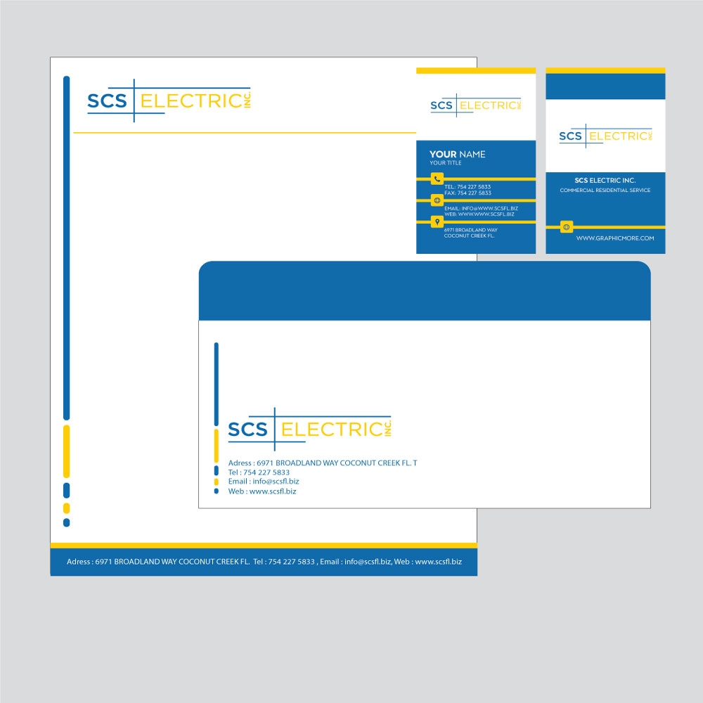 SCS ELECTRIC logo design by AYATA