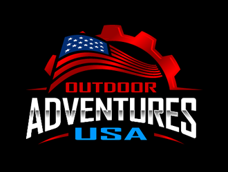 Outdoor Adventures USA logo design by Coolwanz