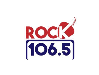 Rock 106.5 logo design by samuraiXcreations