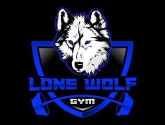 Lone Wolf Gym logo design by gogo