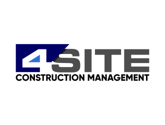 4 Site Construction Management  logo design by ekitessar