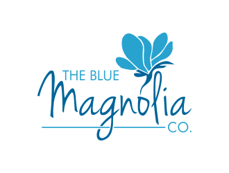 The Blue Magnolia Co. logo design by qqdesigns