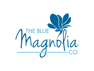 The Blue Magnolia Co. logo design by qqdesigns