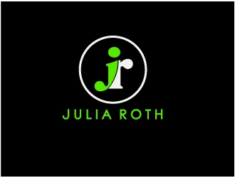 Julia Roth  [logo for bat-mitzvah party] logo design by STTHERESE