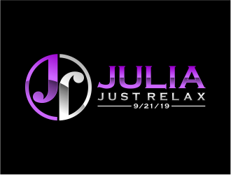 Julia Roth  [logo for bat-mitzvah party] logo design by cintoko