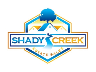 Shady Creek Estate Sales logo design by REDCROW