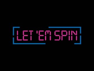 Let Em Spin logo design by maserik