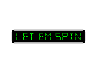 Let Em Spin logo design by akhi