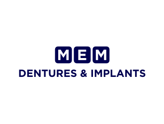 Memphis Dentures & Implants logo design by protein
