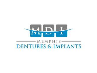 Memphis Dentures & Implants logo design by alby