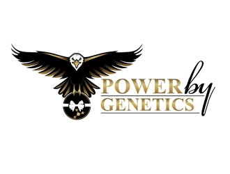 POWER by GENETICS logo design by DreamLogoDesign