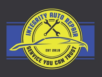 INTEGRITY AUTO REPAIR logo design by REDCROW