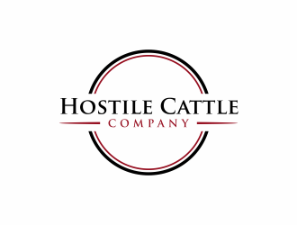 Hostile Cattle Company logo design by ammad