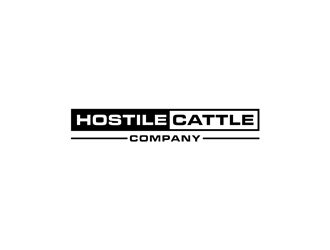 Hostile Cattle Company logo design by johana