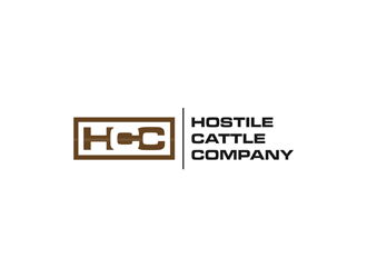 Hostile Cattle Company logo design by alby