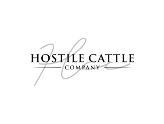 Hostile Cattle Company logo design by EkoBooM