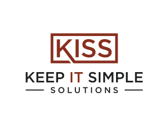 Keep It Simple Solutions. KISS for short logo design by protein