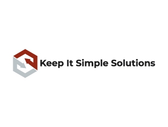 Keep It Simple Solutions. KISS for short logo design by kasperdz