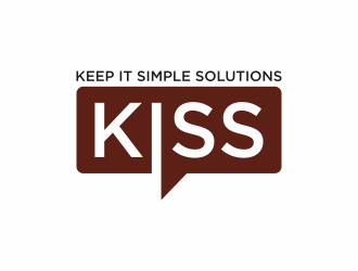 Keep It Simple Solutions. KISS for short logo design by hidro