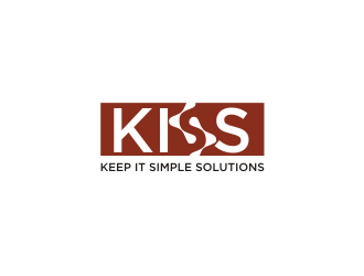 Keep It Simple Solutions. KISS for short logo design by Barkah