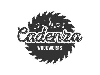 Cadenza Woodworks logo design by stayhumble