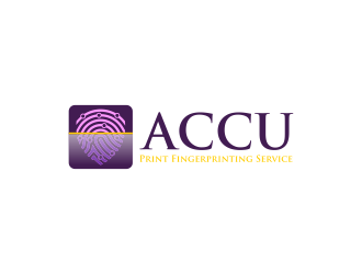 ACCU-Print Fingerprinting Service logo design by ammad