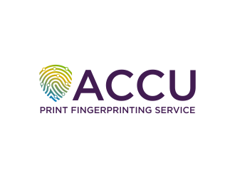 ACCU-Print Fingerprinting Service logo design by ammad