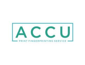 ACCU-Print Fingerprinting Service logo design by sabyan