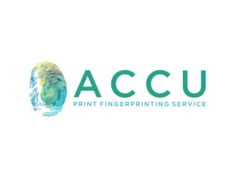 ACCU-Print Fingerprinting Service logo design by sabyan