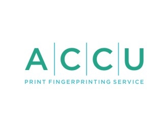 ACCU-Print Fingerprinting Service logo design by sabyan